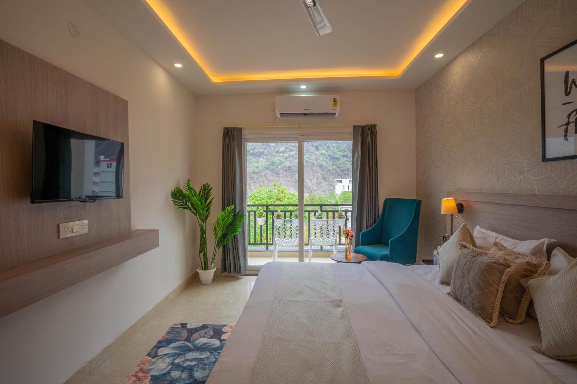 Perfectstayz Alpine Near Laxman Jhula Rishīkesh Exterior foto